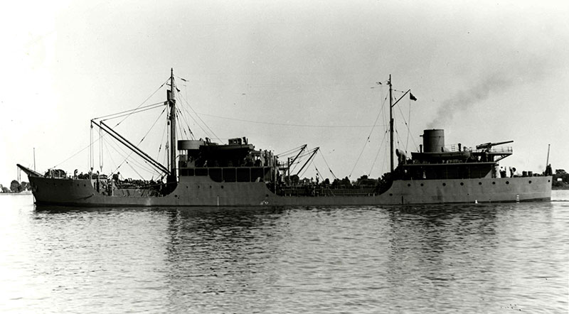 Un plan rapproché de côté du pétrolier <em>Preserver</em>